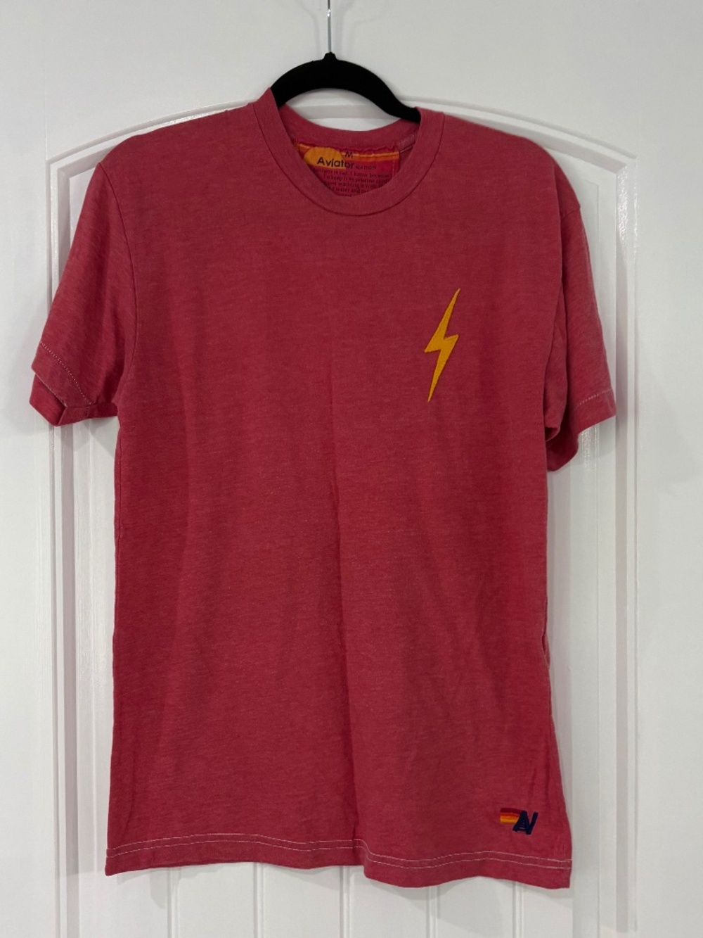 Aviator nation embroidered bolt tee unisex